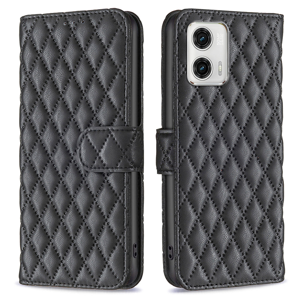Drop-proof Phone Case for Motorola Moto G73 5G BINFEN COLOR BF Style-14 PU Leather Phone Cover with Wallet Stand Drop-proof Phone Case for Motorola Moto G73 5G BINFEN COLOR BF Style-14 PU Leather Phone Cover with Wallet Stand
